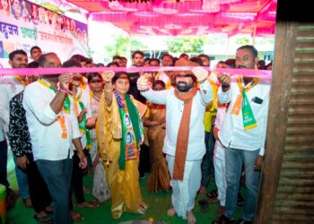 वंचित बहुजन आघाडी जनसंपर्क कार्यालयाचे मोठ्या उत्साहामध्ये उद्घाटन